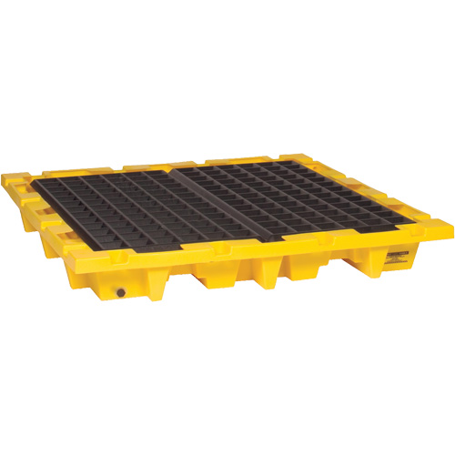 Spill Containment Pallet, 66 US gal. Spill Capacity, 58.5" x 58.5" x 7.75" Infinity Industrial Services Inc.
