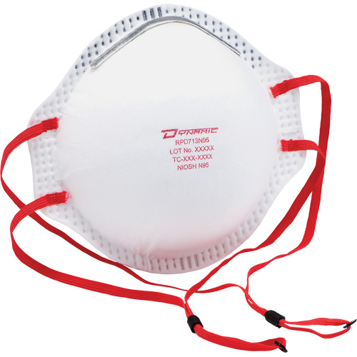 Dynamic Particulate Respirator, N95, NIOSH Certified, One Size Infinity Industrial Services Inc.