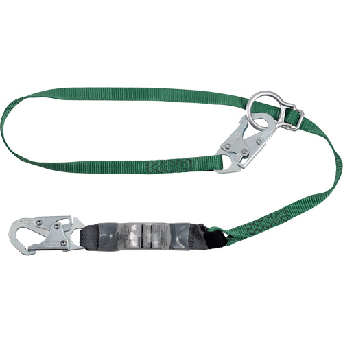 V-Series Tie-Back Lanyard, 6', Rebar Hook Center, Snap Hook Leg Ends, Polyester Infinity Industrial Services Inc.