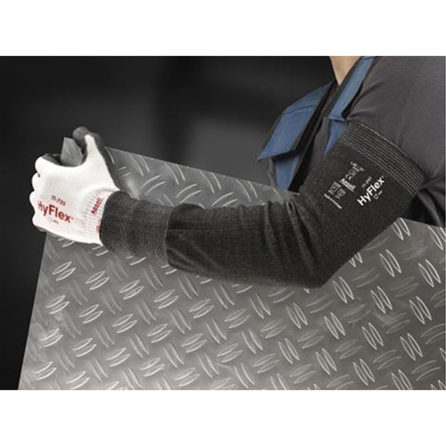 Manches r&eacute;sistant &agrave; la coupure 11-250 Hyflex, PEHP, 12", ASTM ANSI niveau A3/EN 388 niveau 5, Gris Infinity Industrial Services Inc.