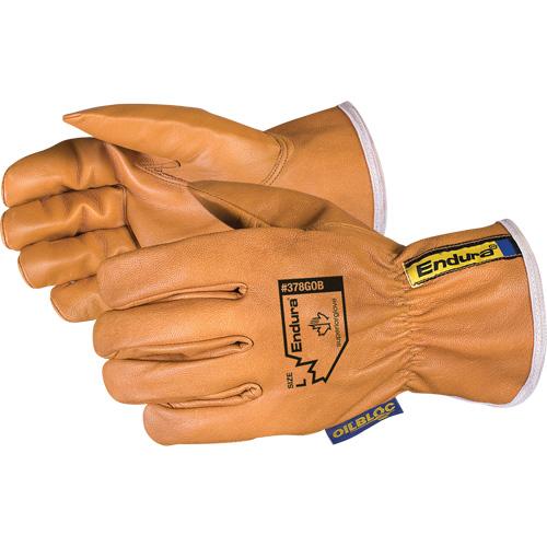Endura&reg; Oilbloc Driver's Gloves, X-Large, Grain Goatskin Palm Infinity Industrial Services Inc.