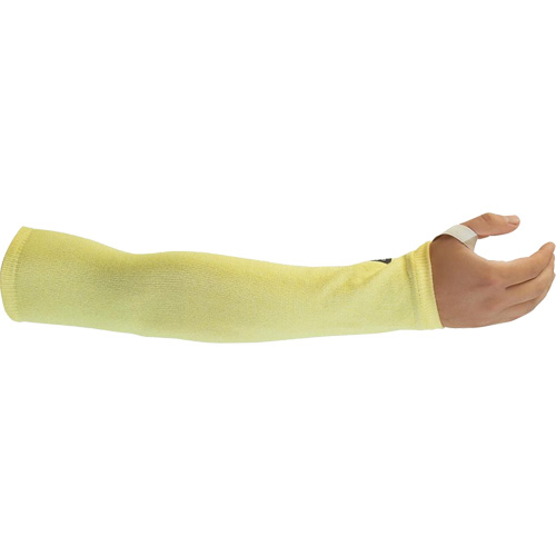 Manches r&eacute;sistant &agrave; la coupure, Kevlar, 14", ASTM ANSI niveau A4, Jaune Infinity Industrial Services Inc.