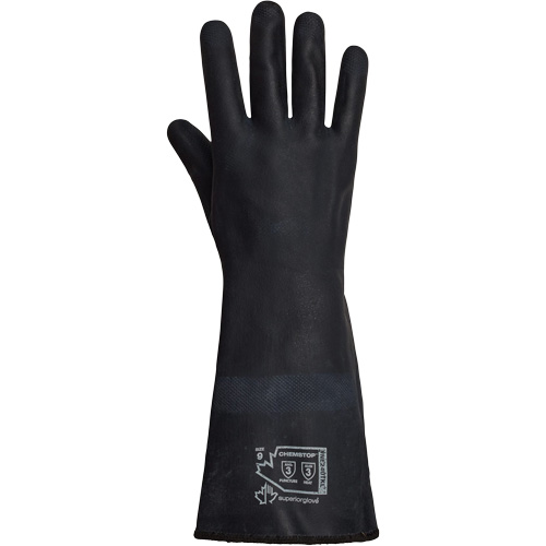 SolvStop Heady-Duty Chemical & Heat-Resistant Gloves, Neoprene, 8, Protects Up To 392° F (200° C) Infinity Industrial Services Inc.