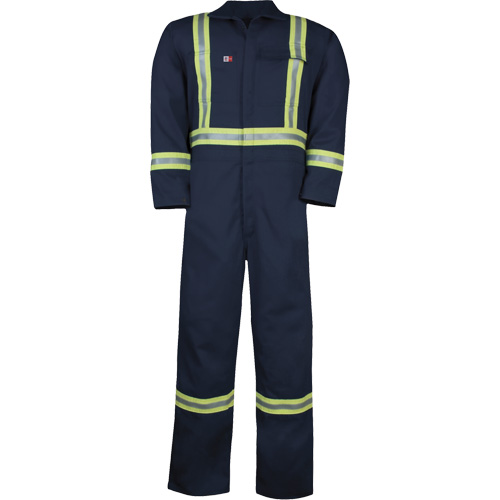 Westex UltraSoft&reg; Unlined Coveralls, Size Large (Tall), Navy Blue, 12.4 cal/cm2 Infinity Industrial Services Inc.