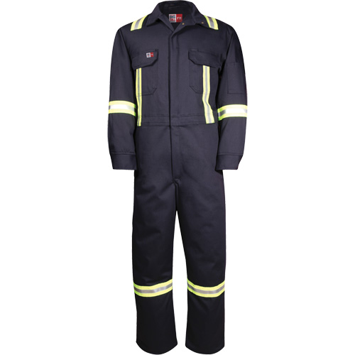 Westex UltraSoft&reg; Deluxe Coveralls with Reflective Material, Size 36 (Tall), Navy Blue, 8.7 cal/cm² Infinity Industrial Services Inc.