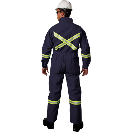 Westex UltraSoft&reg; Deluxe Coveralls with Reflective Material, Size 36 (Tall), Navy Blue, 8.7 cal/cm² Infinity Industrial Services Inc.
