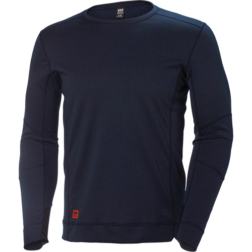 Lifa&reg; Max Moisture-Wicking Crewneck Undershirt, Men's, X-Small, Navy Blue Infinity Industrial Services Inc.