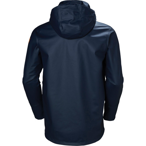 Gale Rain Jacket, Polyester/Polyurethane, Medium, Navy Blue Infinity Industrial Services Inc.