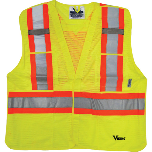 Veste de s&eacute;curit&eacute;, Jaune lime haute visibilit&eacute;, 2T-Grand/3T-Grand, Polyester Infinity Industrial Services Inc.