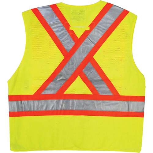 Veste de s&eacute;curit&eacute;, Jaune lime haute visibilit&eacute;, 2T-Grand/3T-Grand, Polyester Infinity Industrial Services Inc.
