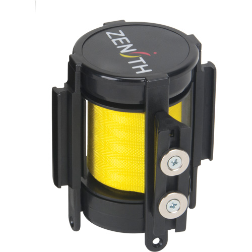 Magnetic Tape Cassette for Build-Your-Own Crowd Control Barrier, Attention ne pas entrer, 7', Yellow Tape Infinity Industrial Services Inc.