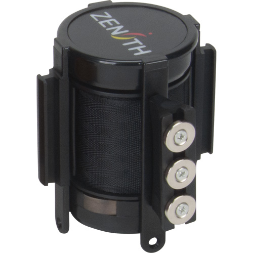 Cassette de ruban magn&eacute;tique pour barri&egrave;re de contr&ocirc;le des foules personnalis&eacute;e, 12', Ruban Noir Infinity Industrial Services Inc.