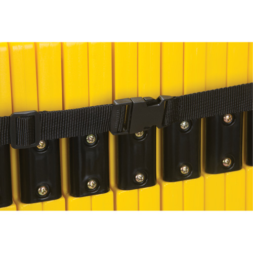 Barri&egrave;re mobile portative, 40" h x 13' lo, Jaune Infinity Industrial Services Inc.