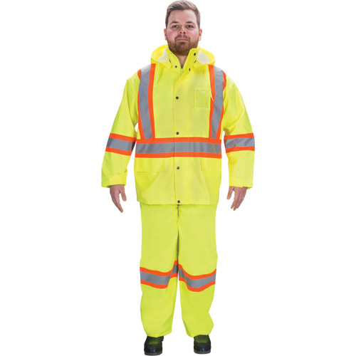 RZ1000 Rain Suit, Polyester, Small, High Visibility Lime-Yellow Infinity Industrial Services Inc.