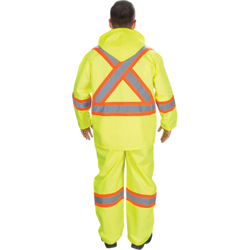 RZ1000 Rain Suit, Polyester, Small, High Visibility Lime-Yellow Infinity Industrial Services Inc.