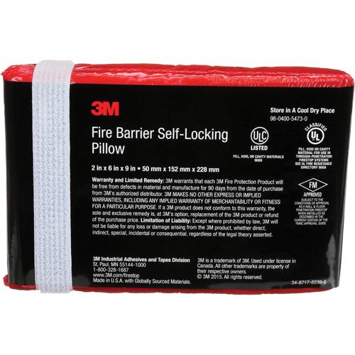 Fire Barrier Self-Locking Pillow Infinity Industrial Services Inc.
