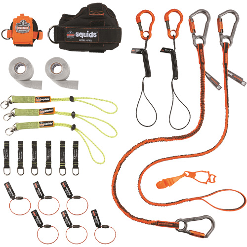 Trousse de longes de fixation d'outils pour charpentier et ouvrier 3183 Squids Infinity Industrial Services Inc.