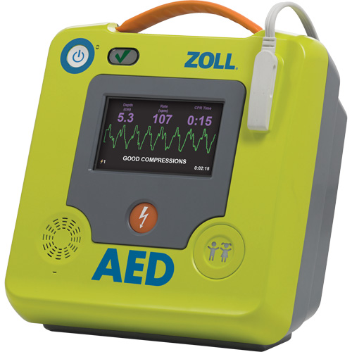 D&eacute;fibrillateur AED 3 BLS pour secouristes professionnels, Semi-automatique, Français, Classe 4 Infinity Industrial Services Inc.