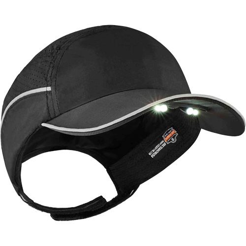 Skullerz&reg; 8965 Lightweight Bump Cap Hat with LED Lighting, Black Infinity Industrial Services Inc.