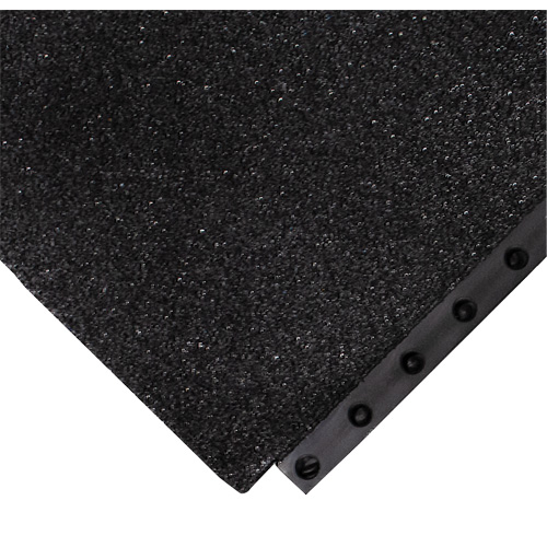 24/Seven&reg; Locksafe&reg; Anti-Fatigue Mat, Textured, 3' x 3' x 5/8", Black, Nitrile Infinity Industrial Services Inc.