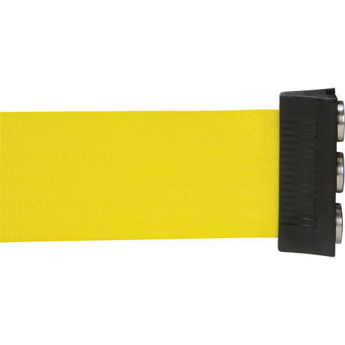 Magnetic Tape Cassette for Build-Your-Own Crowd Control Barrier, 12', Yellow Tape Infinity Industrial Services Inc.
