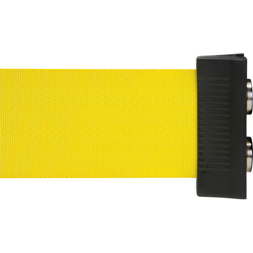 Magnetic Tape Cassette for Build-Your-Own Crowd Control Barrier, Attention ne pas entrer, 7', Yellow Tape Infinity Industrial Services Inc.