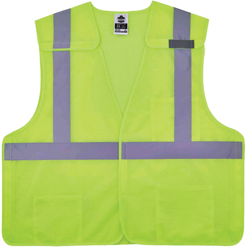 GloWear 8217BA Breakaway Mesh Safety Vest, High Visibility Lime-Yellow, Medium/Small, Polyester Infinity Industrial Services Inc.