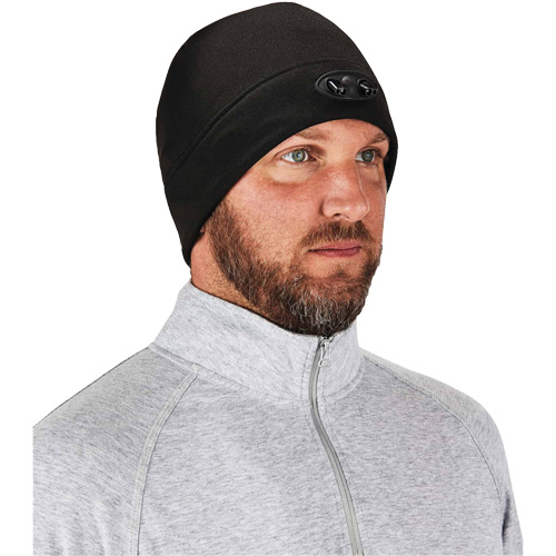 N-Ferno&reg; Skull Cap Beanie Hat with LED Lights, One Size, Orange Infinity Industrial Services Inc.