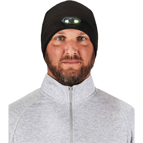N-Ferno&reg; Skull Cap Beanie Hat with LED Lights, One Size, Orange Infinity Industrial Services Inc.