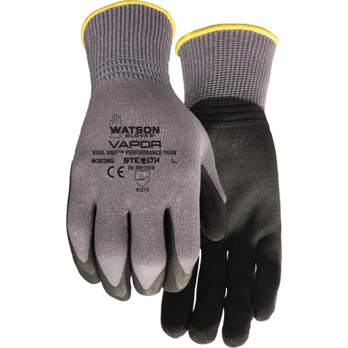 Gants enduits Stealth Vapour, Petit, R&ecirc;vetement Mousse de PVC, Calibre 15, Enveloppe en Nylon Infinity Industrial Services Inc.