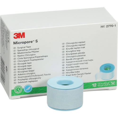Micropore S Surgical Tape, Non-Medical, 16-1/2' L x 1" W Infinity Industrial Services Inc.