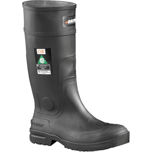 Bottes antid&eacute;rapantes, Caoutchouc, Embout Acier, Pointure 9 Infinity Industrial Services Inc.