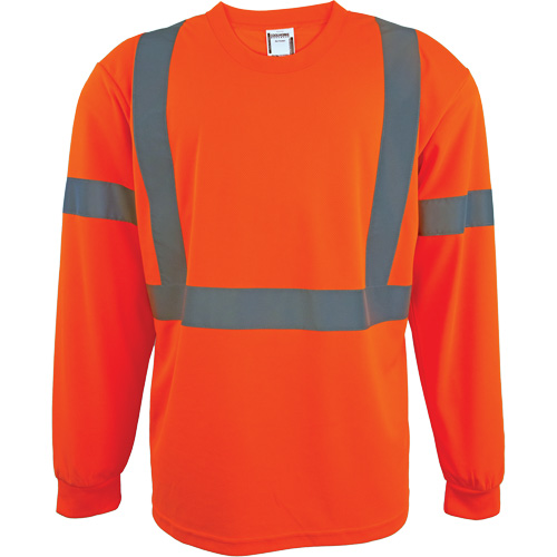 Chemise de s&eacute;curit&eacute; &agrave; manches longues, Polyester, 2T-Grand, Orange haute visibilit&eacute; Infinity Industrial Services Inc.
