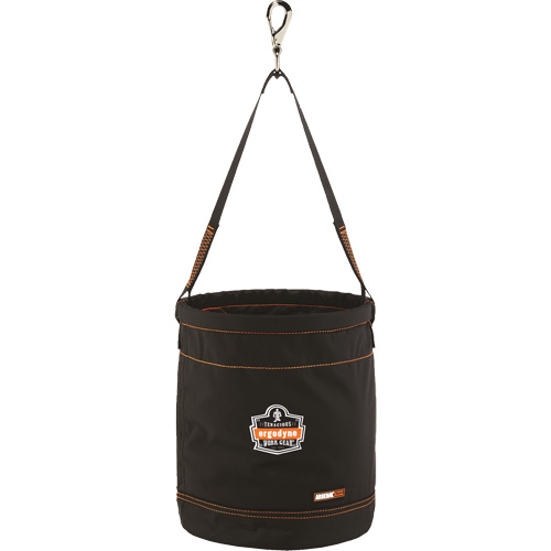 Arsenal&reg; 5970 Swiveling Hook Hoist Bucket, Nylon, 12.5" Dia. x 15" H, 100 lbs. Load Rating Infinity Industrial Services Inc.