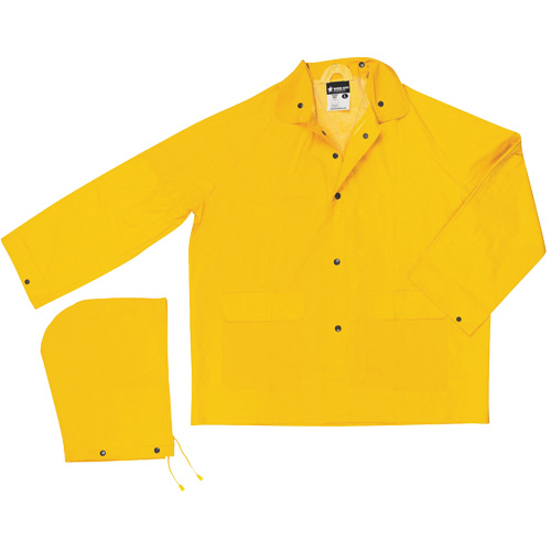 Imperm&eacute;able de s&eacute;rie classique avec capuchon amovible, Polyester/PVC, 2T-Grand, Jaune Infinity Industrial Services Inc.