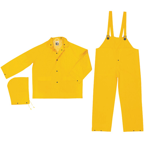 Classic Series Rain Suit, Polyester/PVC, 2X-Large, Yellow Infinity Industrial Services Inc.