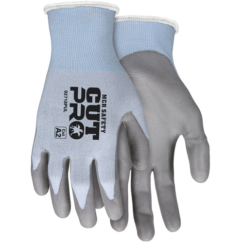 Gants r&eacute;sistant aux coupes Safety Cut Pro, Taille Grand, Calibre 18, Rev&ecirc;tement Polyur&eacute;thane, Enveloppe en PEHP, ASTM ANSI niveau A2 Infinity Industrial Services Inc.