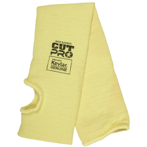 Safety Cut Pro Cut Resistant Sleeve, Kevlar&reg;, 18", ASTM ANSI Level A3, Yellow Infinity Industrial Services Inc.