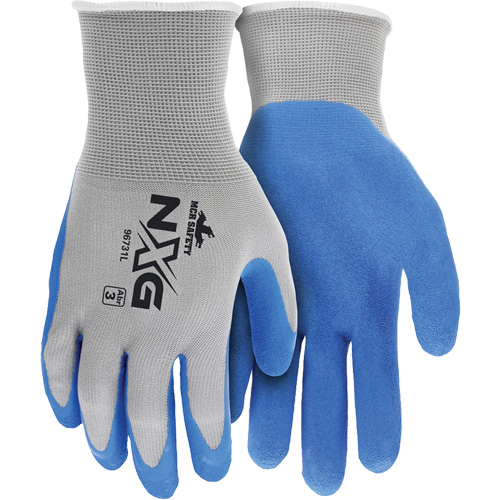 Gants enduits NXG, Grand, R&ecirc;vetement Latex de caoutchouc, Calibre 13, Enveloppe en Nylon Infinity Industrial Services Inc.