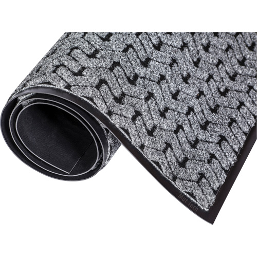 Tapis d'accueil Performance Tire-Track, Essuie-pieds/grattoir, 4' x 8' x 3/8", Gris Infinity Industrial Services Inc.