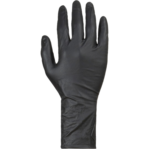 Gants jetables KeepKleen, Grand, Nitrile, 8 mils, Sans poudre, Noir Infinity Industrial Services Inc.