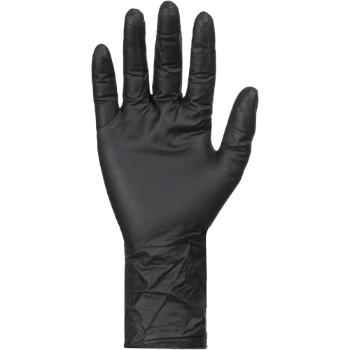 Gants jetables KeepKleen, Grand, Nitrile, 8 mils, Sans poudre, Noir Infinity Industrial Services Inc.