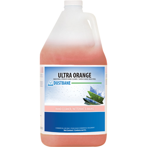 Nettoyant pour les mains Ultra Orange, Liquide, 4 L, Cruche, Parfum&eacute; Infinity Industrial Services Inc.