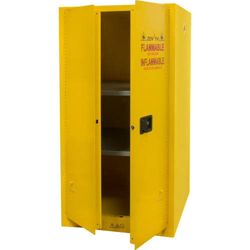 Armoire pour produits inflammables, 60 gal., 2 Porte(s), 34" La x 65" h x 34" p Infinity Industrial Services Inc.