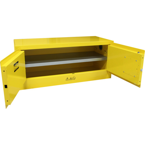 Armoire pour produits inflammables, 12 gal., 2 Porte(s), 43" La x 18" h x 18" p Infinity Industrial Services Inc.
