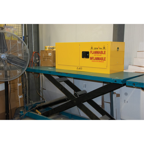 Armoire pour produits inflammables, 12 gal., 2 Porte(s), 43" La x 18" h x 18" p Infinity Industrial Services Inc.