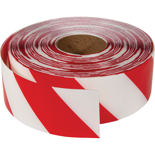 ArmorStripe&reg; Ultra Durable Floor Tape, 3" x 100', PVC, Red and White Infinity Industrial Services Inc.