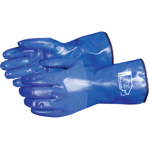 North Sea Chemical Resistant  Gloves, Size Small, 11" L, Nitrile, Fleece Inner Lining, Winter Weight Infinity Industrial Services Inc.