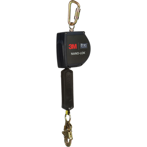 Nano-Lok Extended Length Self Retracting Lifeline, 20', Dyneema&reg;, Swivel Infinity Industrial Services Inc.