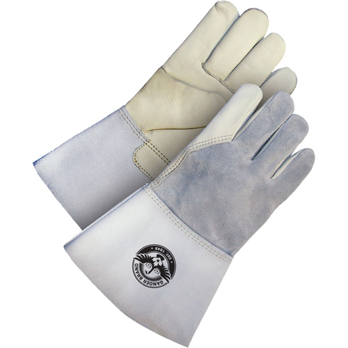 Gander Brand Utility Grain Leather Welder Gloves, Grain Cowhide, Size 2X-Large Infinity Industrial Services Inc.